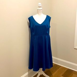 NWT Women’s ModCloth Size 20 Sleeveless Blue Dress